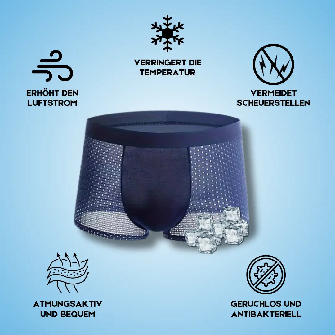 Aktiv Boxershorts aus Bambus-Fasern für ganztägigen Komfort