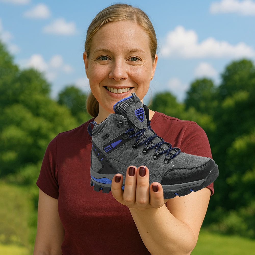 ErgoJump Pro - Ergonomische Rutschfeste Komfort-Wanderschuhe