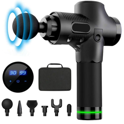 Massagepistole - mit 6 Massageköpfen